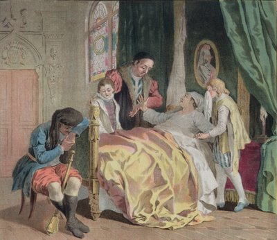 Jean V, Duke of Brittany (1389-1442), Charging Olivier Clisson with the Care of his Children, 1788 by Antoine Louis Francois Sergent Marceau